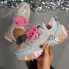Zapatos deportivos casuales para mujer estilo coreano, nuevo modelo de primavera, zapatillas transpirables para estudiantes, zapatillas de moda versátiles de suela gruesa