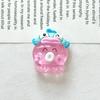 Pez payaso de playa luminoso de dibujos animados explosivos accesorios de resina funda de teléfono DIY pegamento de crema cargador carcasa protectora cabello