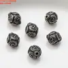 Acessórios de Contas de Prata Esterlina S925 Acessórios de OVNI Quadrado Preto Antigo Vintage Zakiram Materiais Manuais DIY