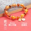 Pulsera de Ágata Corazón de Caramelo Pulsera para Mujer Luminosa Fragante Esmalte Gris Coloreado Hebilla de Suerte y Seguridad Atracciones Turísticas Pulsera de Esmalte Coloreado Medio Azúcar