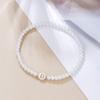 Simples imitação ins atacado pérola Coringa 26 moda elástico letra pulseira pulseira pérola pulseira feminina contas
