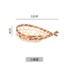 Mini Cesta Tejida de Bambú Decoración Sashimi Cesta Pequeña de Bambú Cesta para Snacks Japoneses Bandeja Pequeña de Bambú Decoración de Presentación de Platos Productos de Bambú
