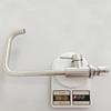 Grifo de fregadero de acero inoxidable SUS304, grifo de lavabo de agua caliente y fría, grifo de cocina de acero inoxidable de agua caliente y fría