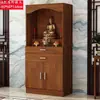 Gabinete de Altar Budista, Modelo Económico para el Hogar, Mesa de Altar, Gabinete para Estatua de Buda, Altar del Dios de la Riqueza, Mesa de Adoración de Bodhisattva, Santuario