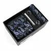 Caja de Regalo para Corbata de Hombre Corbata Personalizada Atada a Mano Ropa Formal de Negocios Set de Corbata de Cuatro Piezas de Lujo de Gama Alta para Hombres