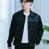 Chaqueta de Diseñador Patchwork de Gama Alta Ropa de Abrigo para Hombre Nueva Temporada Primavera/Otoño 2023 Estilo Coreano Casual Parte Superior de Terciopelo de Ante Sintético