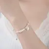 Pulseira Qianjia S999 Prata Pura Fragmentada com Pingente da Sorte Estilo Chinês e Pérolas, Joia Única e Distinta para Atacado
