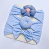 3 Piezas Diadema Combinación Europea y Americana Primavera y Verano Linda para Niños Accesorios para el Cabello Bebé Lazo Nuevo Diadema Pañuelo para la Cabeza Bebé