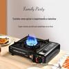 Forno de cartão ao ar livre portátil Cass Caldeira de fogo Fogão de campo Fogão Cartão Fogão magnético Fogão a gás Fogão a gás Fogão a gás