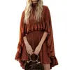 Ropa de Mujer Transfronteriza Europea y Americana Nueva Otoño 2026: Elegante y Estiloso Conjunto de Dos Piezas con un Vestido y una Camisola