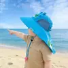 Sombrero de Sol de Verano para Niños con Visera, Sombrero de Pescador para Niños y Niñas, Protección UV, Sombrero Transpirable con Visera