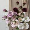 6 Rosas de Austin Sosteniendo Flores Diseño Accesorios para Fotos de Casa de Huéspedes Floricultura Sonido de Sacudida Explosiones una generación de cabello