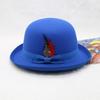 Amazon Sombrero de Cubo de Lana Rizada con Lazo Elegante para Mujer Otoño e Invierno Más Vendido Sombrero de Copa Vintage Británico Combinable Sombrero de Pescador
