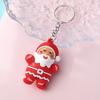 Criativo Papai Noel boneco de neve árvore de Natal chaveiro pingente de Natal série de Natal pequeno presente pequeno pingente
