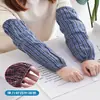 Mangas Largas y Grandes de Algodón Puro Algodón Grueso a Cuadros Estilo Largo Protección Laboral de Fábrica Sobremangas Adultos Hombres y Mujeres Otoño Invierno Protectores de Brazos