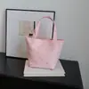 Bolso de Mano Estilo Coreano de Moda con Forma de Estrella Estilo Ins con Diseño de Lazo Grande Bolso Cubo Bolso Ligero de Lona para el Trabajo y el Viaje