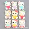 Accesorios de Resina Pegamento Blanco DIY Niños Muñeca de Dibujos Animados Funda de Teléfono Accesorios para el Cabello Diadema Material Hecho a Mano Accesorios para Diadema
