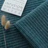 Tela de chenilla para sofá con raya vertical texturizada, alto gramaje, material resistente al desgaste, adecuada para fabricantes de sofás y tapicería suave, se puede cortar a medida y disponible para venta al por mayor
