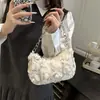 Bolso Pequeño Cuadrado Estilo Dulce al por Mayor para Mujer, Nuevo Bolso de Hombro Floral de Moda Verano 2025, Bolso de Cadena para el Brazo