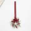 30cm Corona de Navidad Mini Más Vendida en Amazon Anillo Colgante para Armario Adorno de Atmósfera Navideña Fabricante