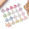 Nuevo Estilo Cuentas Sueltas de Cristal de Lirio del Valle Pendientes Hechos a Mano DIY Bolsas de Ropa Adornos Colgantes para Coche Kit de Materiales Accesorios