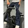 Pantalones de cuadros cleanfit transfronterizos para hombre, nuevo estilo de verano, fluidos, estilo casual, rectos holgados de pierna ancha, modernos