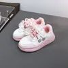 2025 Nuevo Producto Ermian Zapatos Cálidos de Caña Baja para Niñas Venta al por Mayor Estilo Coreano Tenis para Niños Zapatos Deportivos para Niños Grandes 5014