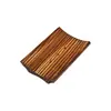 Criativo Novo Suporte Quadrado de Bambu para Sabonete Caixa de Sabonete Prateleira para Sabonete Pode Ser Impresso com Logotipo Atacado em Estoque