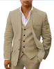 Fábrica de Origen Hecho a Medida Chaqueta de Traje para Hombre de Dos Botones con Estampado Digital Conjunto de Tres Piezas Tallas Grandes Venta al Por Mayor