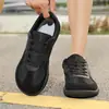 Estilo de Treino Alemão Todas as Estações Malha Biqueira Larga Plataforma Larga Esportes ao Ar Livre Tamanho Grande Sapatos Casuais Retrô Treino Alemão Trabalho Respirável Sapatos Masculinos