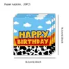 Conjunto de Decoração de Festa de Aniversário Toy Story Transfronteiriço Pratos de Papel Copos de Papel Toalha Guardanapos de Papel Conjunto de Louça Descartável