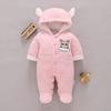 Ropa para Bebé Recién Nacido Mameluco Traje Otoño e Invierno Popular en Internet Engrosado Cálido Ropa de Invierno para Niños y Niñas