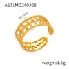 Anillo abierto de lujo ligero anillo encantador para mujeres estilo ins nuevo geométrico acero de titanio anillo que no se decolora moderno popular en TikTok