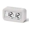 Reloj despertador con voz súper alta para personas mayores y ciegas, Reloj despertador recargable para estudiantes en la mesita de noche, Reloj despertador electrónico recargable con luz nocturna