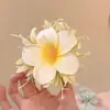 Didy No Tiene Miedo del Mismo Pasador Verde de Phalaenopsis Flor Lateral Flor Artificial Tocado Accesorios para el Cabello de Viaje a la Costa