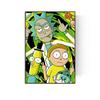 Póster de Rick y Morty, pintura de la marca de moda principal de RickAndMorty, decoración de dibujos animados para habitación de niños, pintura colgante
