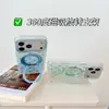 Funda mate para iPhone 18 Pro Max con puntos degradados, Funda magnética con soporte giratorio para Apple 17 Pro