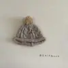 Gorro de Bebé Estilo Coreano Otoño e Invierno Estilo Nuevo Cálido y a Prueba de Viento Tejido de Lana Lana Protección para Orejas Gorro de Poner para Niños y Niñas