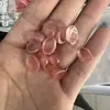 Cabujón ovalado de cristal natural de 10x14 mm, piedra suelta DIY, accesorios para joyería para pasadores de pelo, collares, pulseras, sombreros, anillos