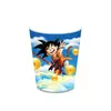 Mm219 Dragon Ball Sun Wukong Gohan Festa de Aniversário 8 Pessoas 4 Peças Prato de Papel Copo de Papel Faixa C