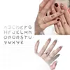 Nuevo Estilo Gatito Pareja 26 Letras Inglesas Pegatinas de Tatuaje para Hombres, Ins Jugo Dedo Impermeables Pegatinas de Tatuaje para Mujeres, Pegatinas de Tatuaje de Larga Duración
