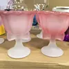 Novo em Estoque Copo Alto em Forma de Laço para Sorvete, Gelatina, Champanhe, Licor, Coquetel