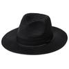 Sombrero para Hombre de Verano Tendencia Viaje Vacaciones Playa Ala Ancha Protección Solar Sombrero de Sol para Hombre Sombrero de Paja Panama Mujer