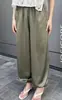 2026 Europeu e Americano transfronteiriço Amazon novo produto feminino cetim solto calça lanterna Aladdin cintura alta jogger calça casual