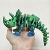 Comércio exterior transfronteiriço quente impressão 3D Triceratops esqueleto de dinossauro deformação ornamentos presentes feitos à mão artesanato maré jogar