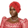 Amazon Aliexpress Modelo Nuevo 8 Flor Múltiple Pedrería Adorno Sombrero Indio Turbante Pañuelo para la Cabeza Headwrap Sombrero