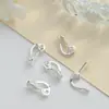 Convertidor de Clip para Oreja Anti-Deslizante Forma de Ola Gota de Agua para Orejas sin Perforar Accesorios de Joyería DIY