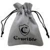 Bolsa de Veludo Dupla Face para Joias de Fábrica, Saquinho de Veludo para Armazenamento de Joias, Bolsa com Cordão à Prova de Poeira, Bolsa de Armazenamento Impressa Portátil