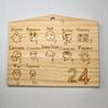 Dados de Haya de 12 Caras Dados Educativos Casuales Dados de Madera para Pareja de San Valentín Dados Poliédricos en Stock