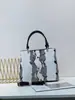 Bolso de Diamantes de Puntos con Estampado de Serpiente 2025 Nuevo Bolso de Mano Bolso Kelly Bolso de Hombro Bolso Cruzado Gran Capacidad Bolso al por Mayor Versátil